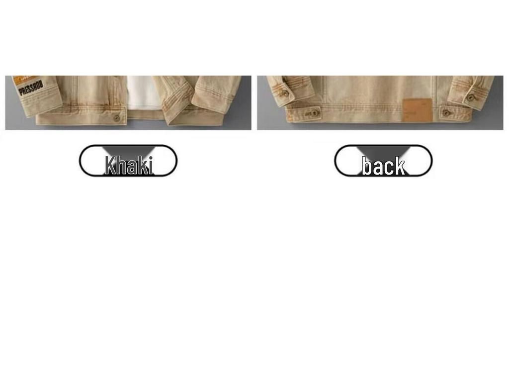 Мужская модная джинсовая куртка с вышивкой - Повседневная весенне-осенняя мода, рабочая одежда