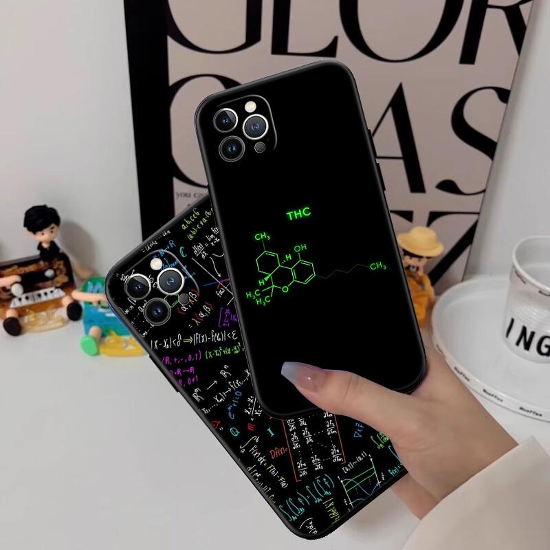 Chemical Maths Equation Formula New High-End Shell Phone Case for iPhone SE X XS XR 16E 17 11 Pro Max 8 7 6 6s Plus Air