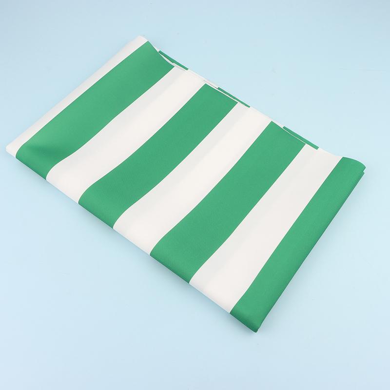 420D Striped Print Oxford Fabric Waterproof Fabric Canopy Tent Umbrella Cloth Pu Coated 50X150Cm Sunshade