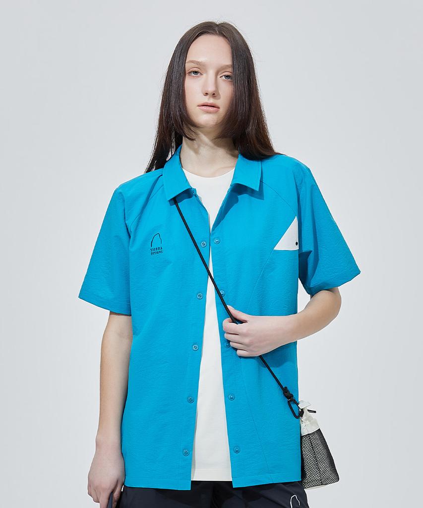 SIERRA DESIGNS Рубашка с коротким рукавом Rosa Air Dot C.Blue