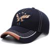 БЕЛАЯ КЛЫК Шляпа Кепка Орел Модная Повседневная Гольф Спорт На Открытом Воздухе CA456 Мужская (02 Темно-синий)
