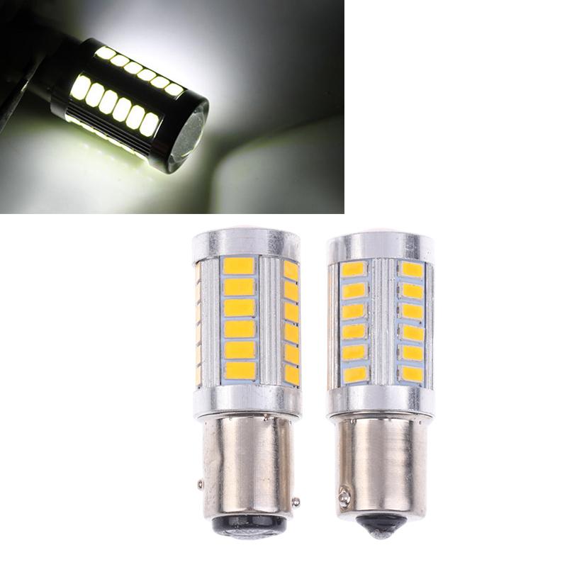 2 шт. 1156 1157 Светодиодные 5730 5630 33SMD T20 Светодиодные лампы для автомобиля, грузовика, квадроцикла, габаритного огня, указателей поворота, лампы заднего хода, ламп ДХО