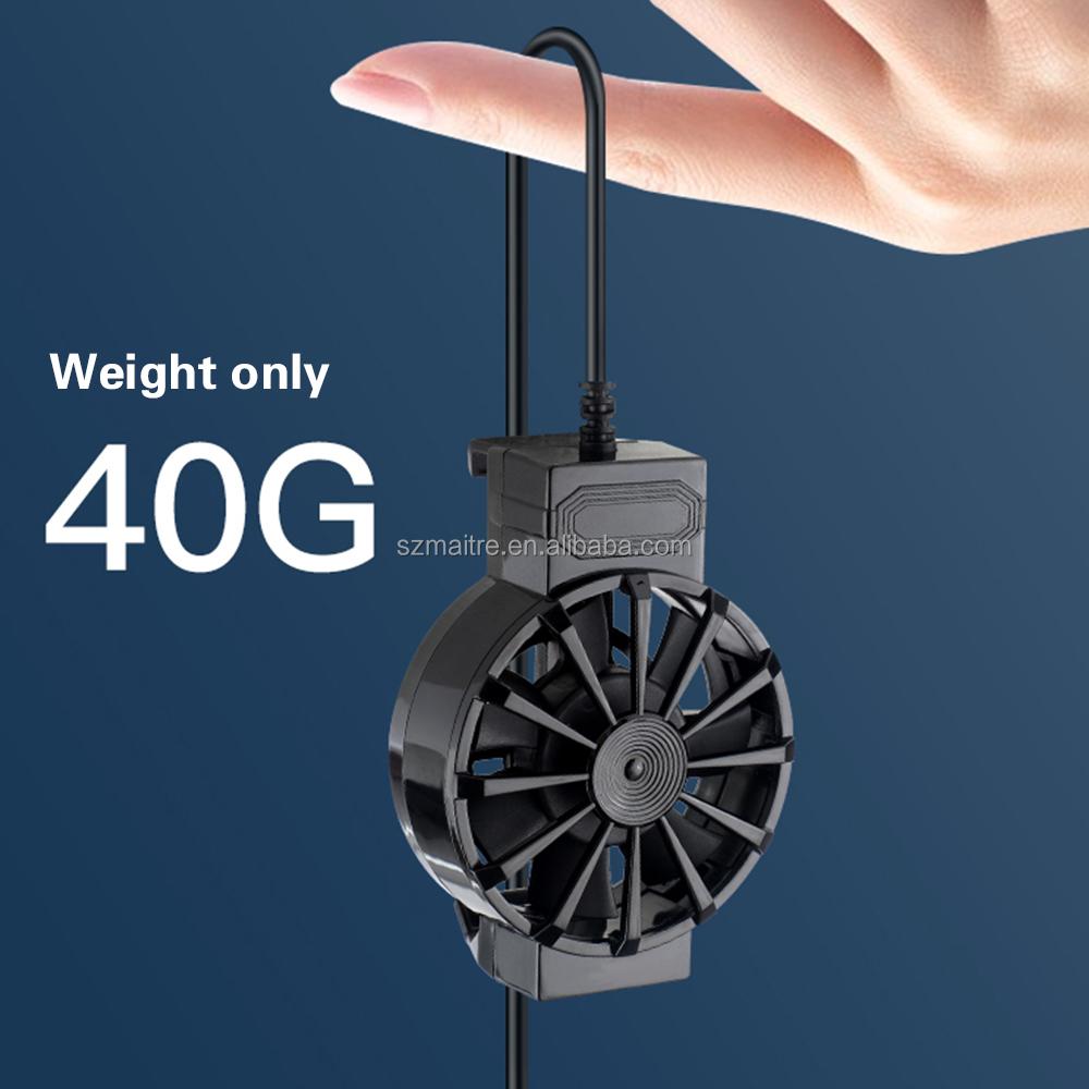 X16 Cooling Fan Cell Phone Radiator Mobile Phone Cooler for Playing Games Watching Videos