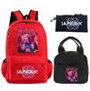 3Pcs/set Anime Demon Hunters Printed Backpack with Shoulder Bag Pencil Case for Student Boy Girl Schoolbag Large Capacity Waterproof Bookbag
