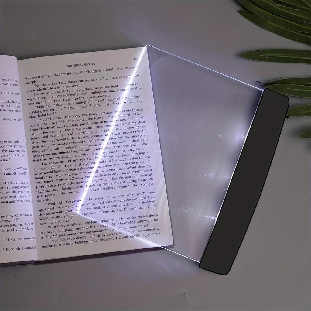 Светодиодная книга-светильник для чтения в постели, Плоская панель, заботящаяся о глазах, Закладка-светильник, Портативная лампа для чтения, Мини-ночник, Автомобиль, Путешествия, Подарки