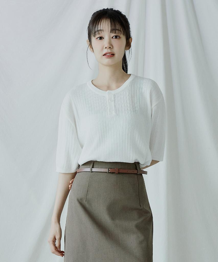 POLYGRAM Ribbed Essential Half Knit - 2 Types (Type A)