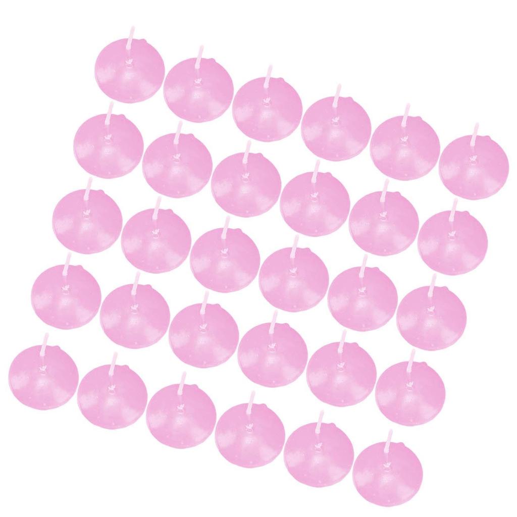 30Pcs Unscented Floating Candles Party Supplies Home Decoration Universal for Celebration Valentines Wedding Festival Bathtub