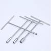 Steel T Handle Hexagonal Socket Wrench Tool for Car Engine and Chassis Bolt Fastening Removal Narrow Spaces Applications