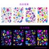 Children'S Watercolor Wind Mermaid Tattoo Sticker Glitter Unicorn Glitter Waterproof Tattoo Sticker