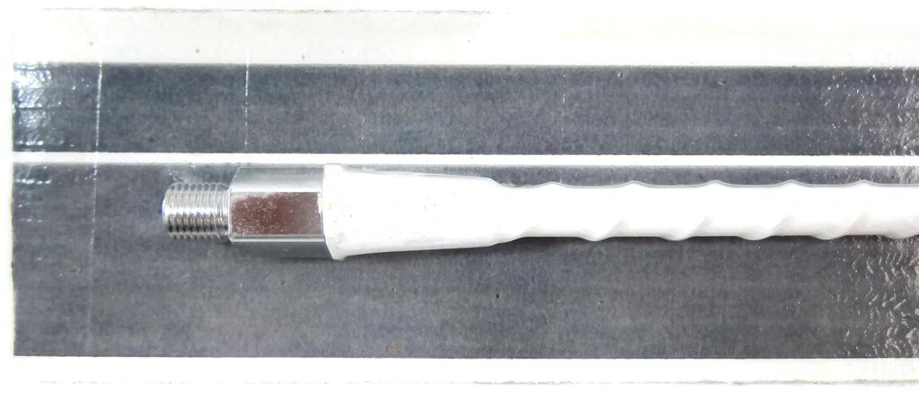 Everhardt Wave 2ft Fiberglass Flex CB Radio Antenna White TSM2-W 3/4 œSuper -