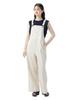 Beams Heart All-in-One/Overalls, Semi-Wide Overalls, Size 25S, Women's, Off White, One Size