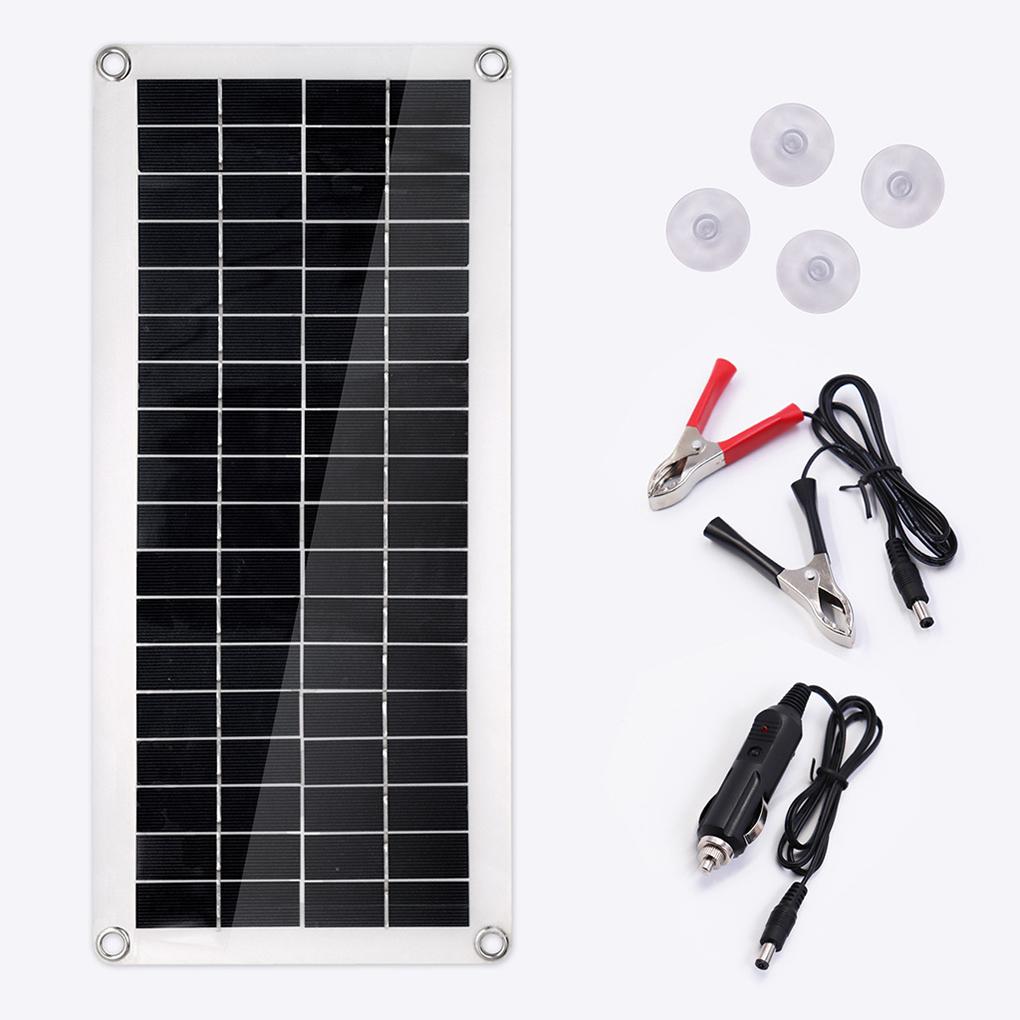 Solar Panel Completes Kit Battery Plate Dual USB Solar Cell Power Portable Solar Generator Outdoor Camp Travel