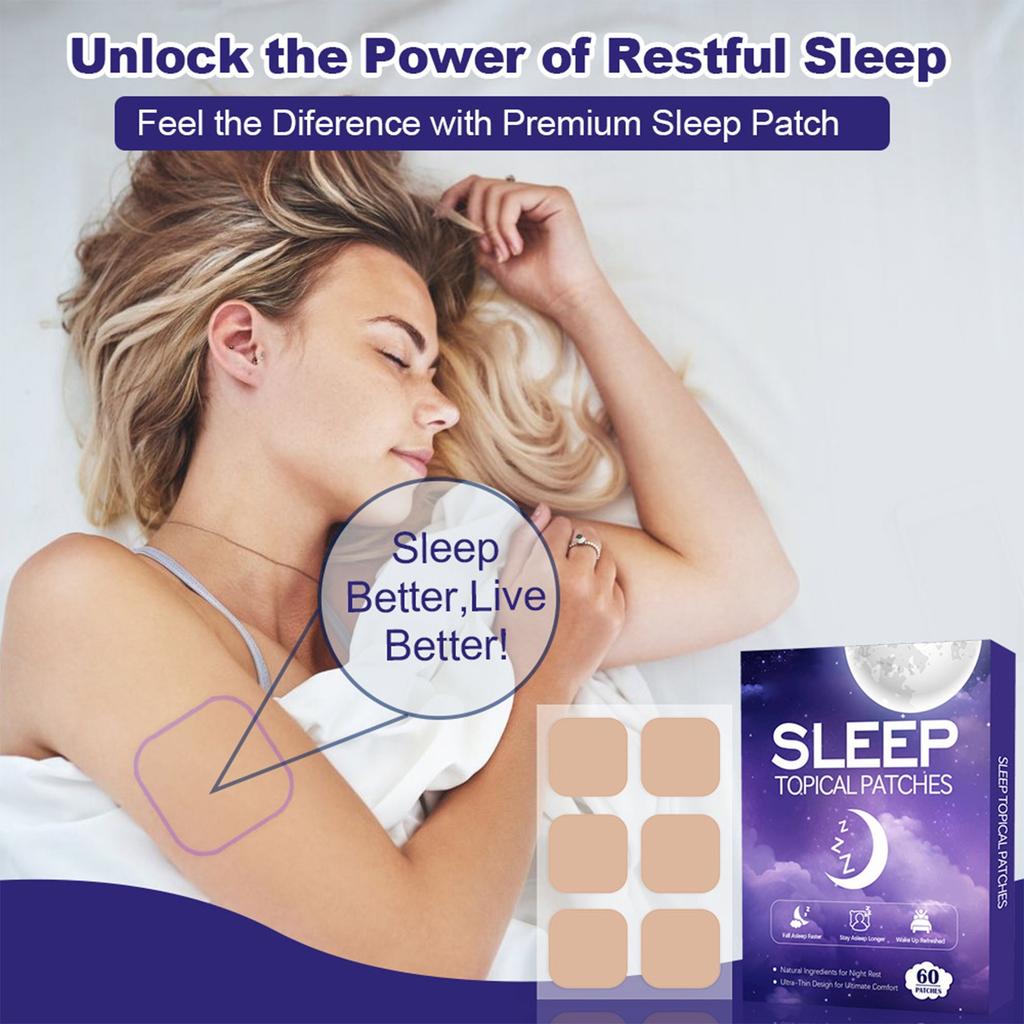 Пластыри для сна с мягкими ингредиентами могут улучшить бессонницу. Они подходят как мужчинам, так и женщинам
