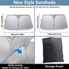 Windshield Sun Shade Car Front Window Anti UV Sun Protector Folding Sunshade for Windshield Glass Cover Car Interior Accessories
