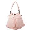Waterproof Lightweight Cross-Shoulder Crossbody Bag Fashion Casual Large Capacity Drawstring Bucket Bag Simple Casual WOMEN'S Bag