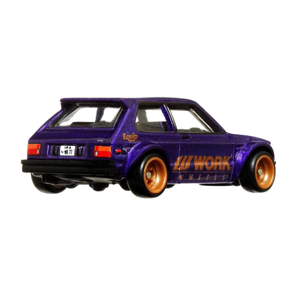 Hot Wheels Car Culture Ronin Run Toyota Starlet KP61 3 и HCK11 Фиолетовый Масштабная модель - '81 (Возраст до) 1/64