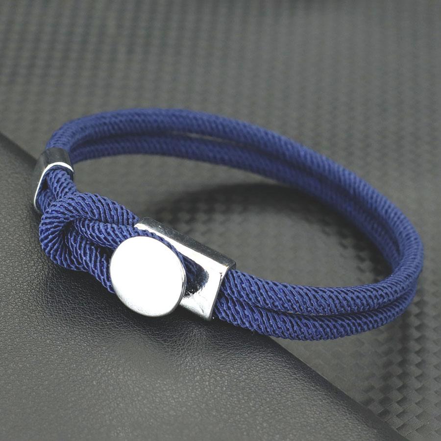 Stylish Men Bracelet Grade A 4mm Rope Wrap Braslet Motorcycle Cool Riding Hand Accessories Good Luck Red Thread Braclet Hombre