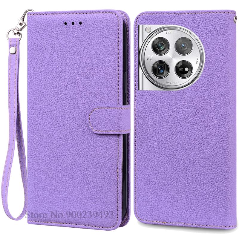 For Oneplus 12 Case Leather Wallet Flip Cover Phone Case For Oneplus 12 Coque Fundas For One Plus 12 Oneplus12 Phone Case Fundas