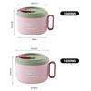 1300ML Leakproof Instant Noodle Bowl Large Capacity Udon Soup Bowl Lunch Box  For Students, Office