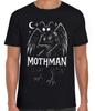 Mothman Cryptid Weird Strange Unusual Cryptozoology Gift Tee Black T Shirt 459