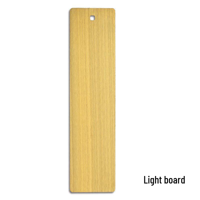 Натуральная латунная металлическая закладка - Матовая, Обычная, С возможностью гравировки, Зажим для книги, Фермерство и Чтение