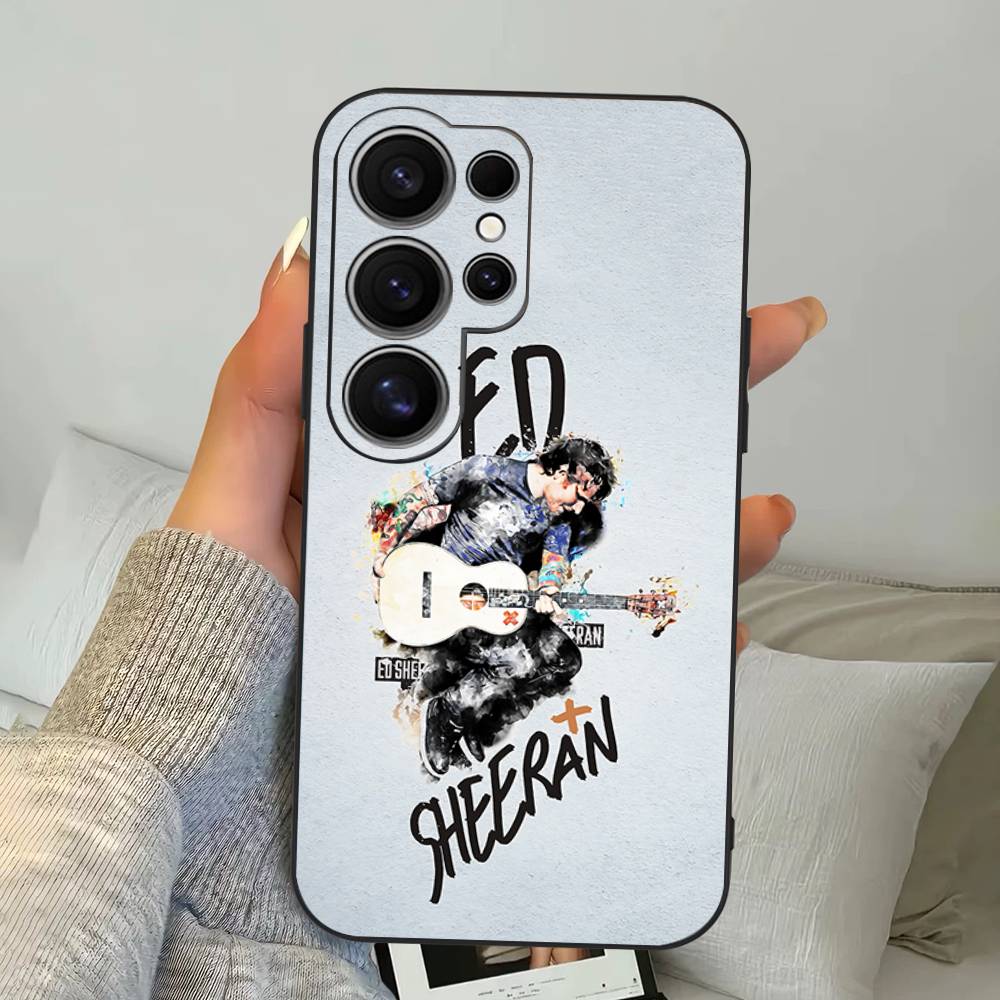 Чехол для телефона E-Ed Sheeran для Samsung S 24 Fe 25 Ultra Plus 20 Lite 21 30 22 23 24 22 Ultra 5G Fundas