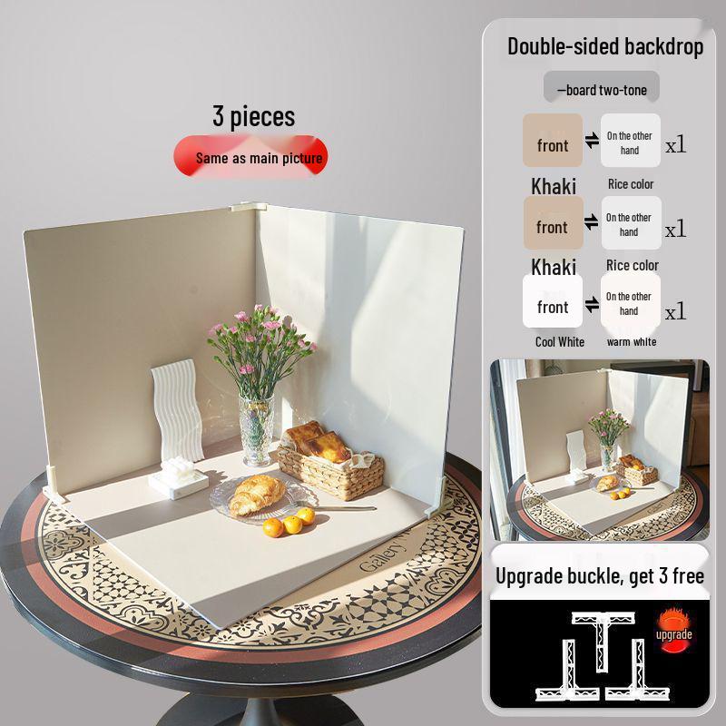 Однотонный фон для фотосъемки - Пленочный ПВХ для косметики, натюрморта, тортов и пищевой фотосъемки