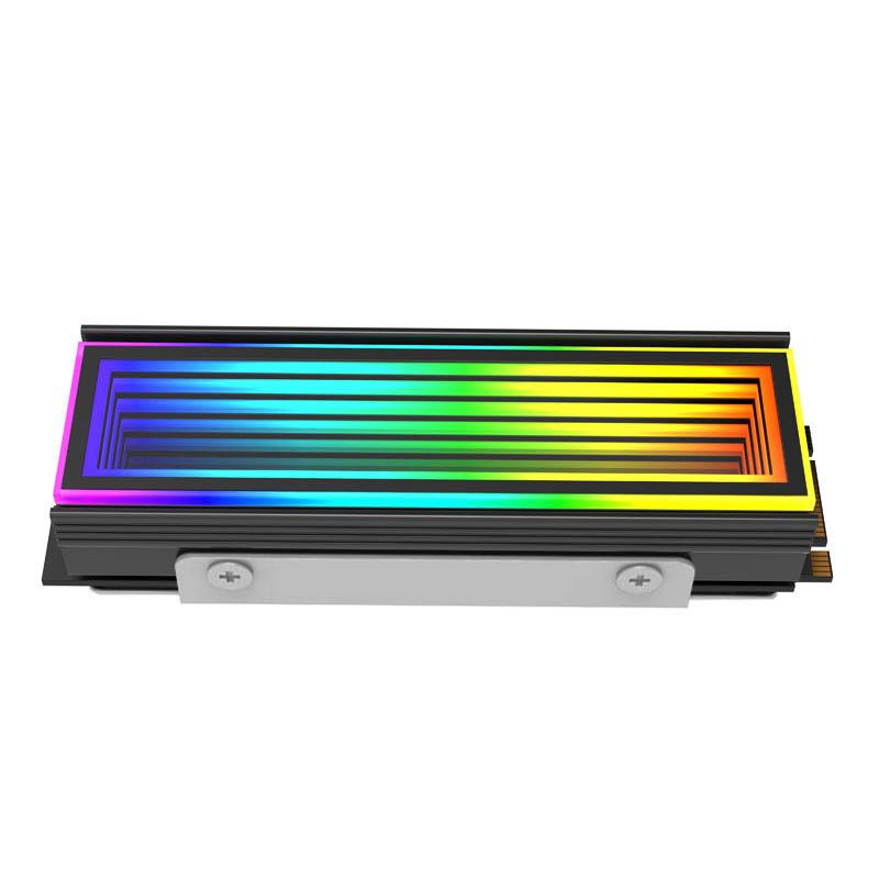 5V ARGB Sync Компьютер 2280 SSD M2 Радиатор ПК RGB M.2 Nvme Кулер Радиатор Эффект Бесконечной Бездны