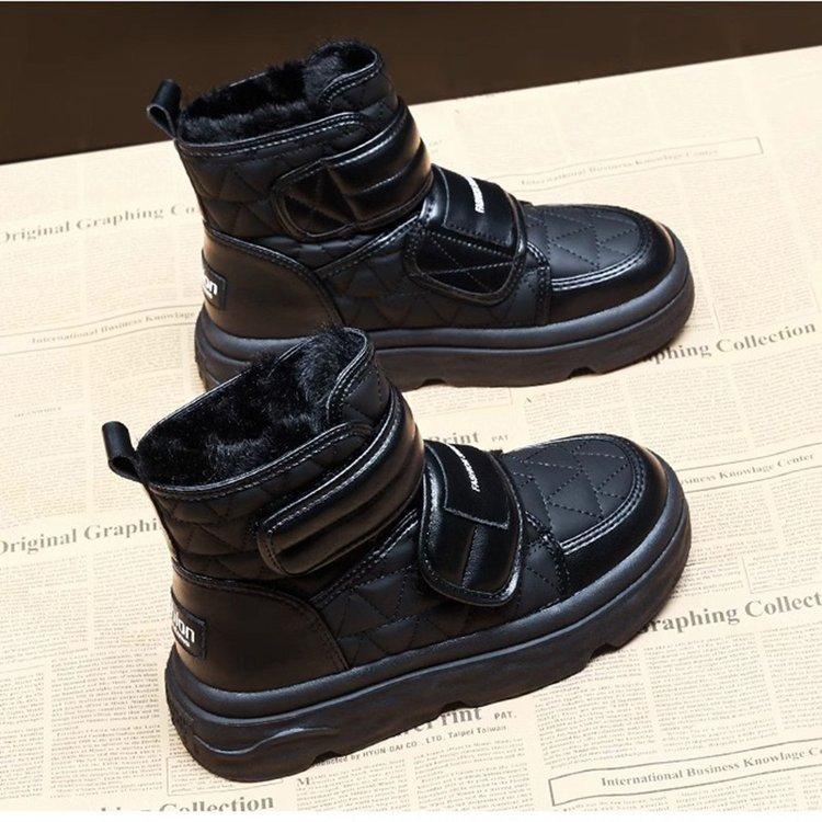 2024 зима новые сапоги на толстой подошве пушистые универсальные удобные утепленные сапоги женские сапоги северо-восточные зимние сапоги короткие сапоги