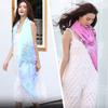 New Hot Fashion Party Scarves Shawl Butterfly Flower Soft Silk Print Ladies Shawl Vintage Shawl S8H0