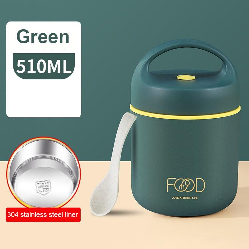 Вакуумный термос из нержавеющей стали 304, изолированный ланч-бокс, грелка для еды, суповая чашка, термос, контейнер для бенто