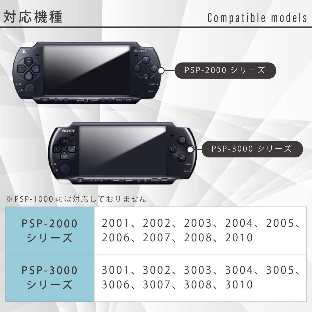 Gametex PSP Compatible Pack with Warranty [PSE Certified] 2000/3000 3-Year
