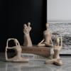 Простые украшения для йоги Абстрактные поделки из смолы Главная Гостиная Винный шкаф Студия йоги Спортивные фигурки Украшения