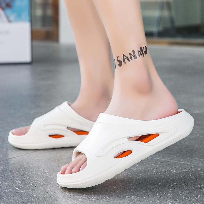 Летняя мужская модная трендовая пляжная обувь на открытом воздухе, сандалии, тапочки, повседневные сандалии, тапочки