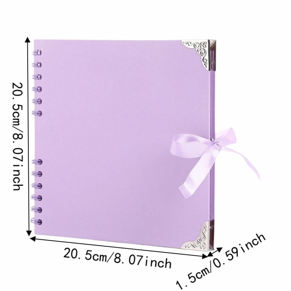 Self Adhesive Scrapbook Memory Book Lay-Flat Design Journal Notebook Wedding Party