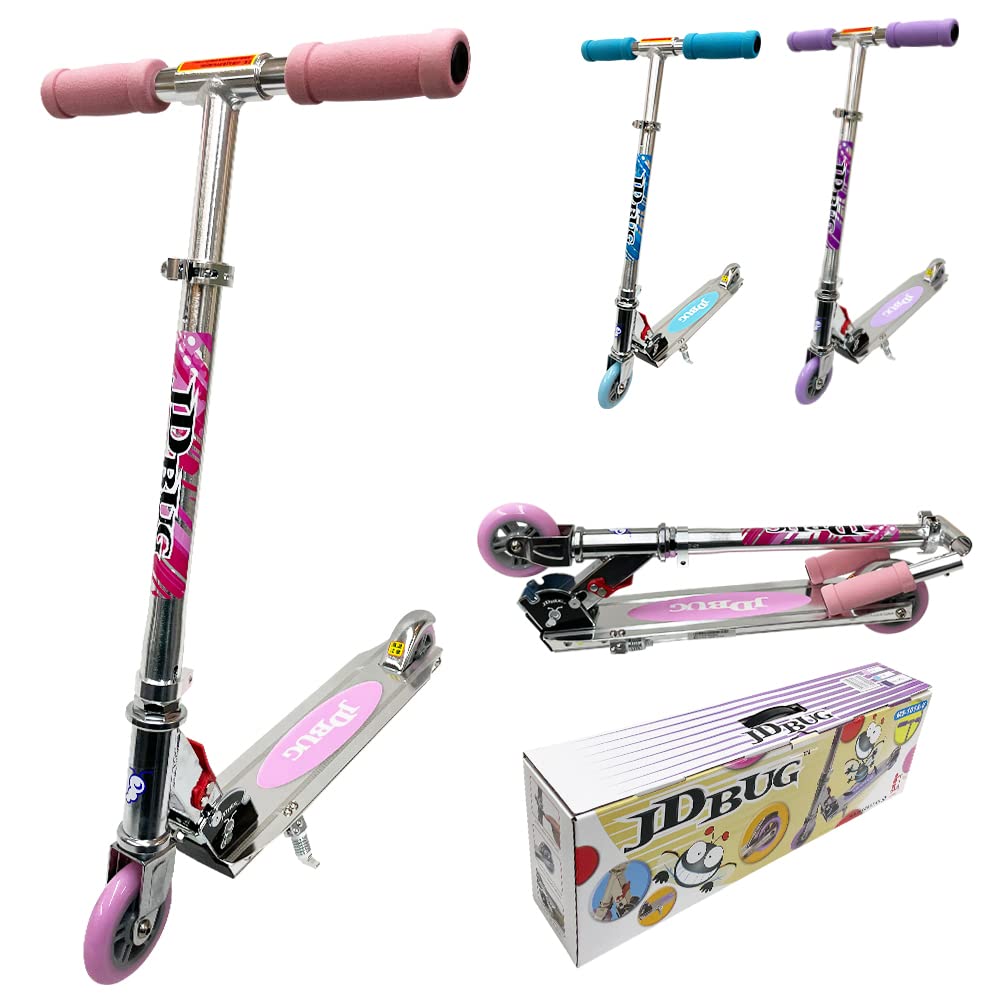 JDBUG Kickboard Limited Pastel Kick Skater Foot Year Рост Японский Руководство по эксплуатации Дети Подарок на день рождения Розовый Детский (MS-101A Цвет)