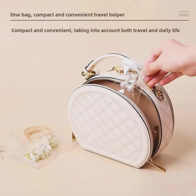 Плотный ПВХ прозрачный мешок для хранения ювелирных изделий с застежкой-молнией - антиокислительный для сережек