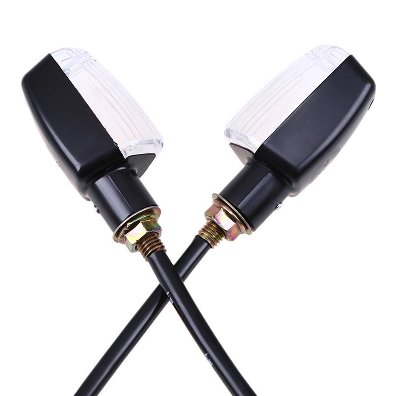 1 пара универсальных указателей поворота для мотоцикла, светодиодные индикаторы, мигалка, янтарный поворотник, сигнальная лампа