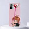 Мягкий чехол для телефона Xiaomi Redmi Note 14 13 12S 11S 10S 12 Pro Plus с рисунком из аниме CardCaptor Sakura, чехол-ракушка 11 10 11E 11T Note14