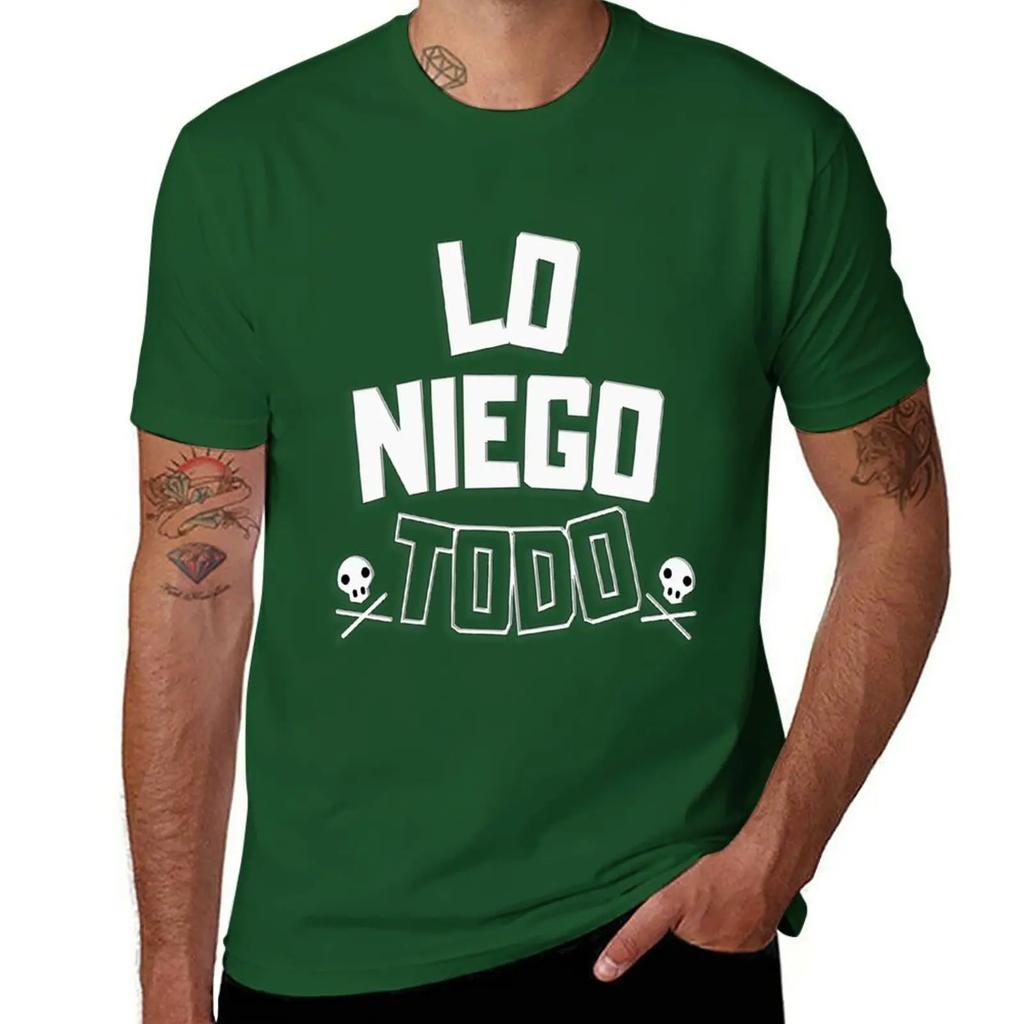 New Phrase In Spanish I Deny Everything About Joaqun Sabina Spanish Rock Song Lyrics Tshirt Cute Tops Short Sleeve Tee Unisex