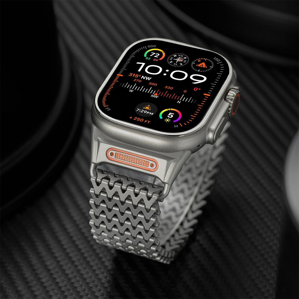 Миланский магнитный ремешок для Apple Watch Ultra 3 2 49 мм 46 мм 45 мм 44 мм Стальной ремешок для Iwatch 11 10 9 8 7 Se 6 Браслет