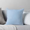 Baby Blue Solid Color Decor Throw Cushions & Pillows Without Core
