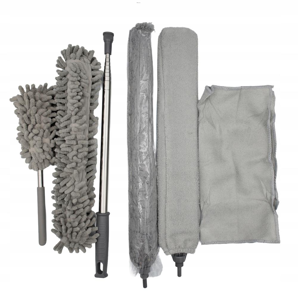 6-Piece Cleaning Set with Telescopic Handle