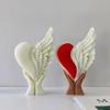 1PCS 3D Hand Holding Heart Candle Mold Angel Wings Heart Resin Casting Silicone Molds for Candle Making,for Home Decoration