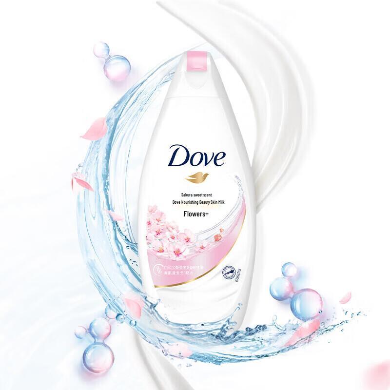 DOVE Набор: Рисовый и Увлажняющий гель для душа
