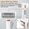 2026 New 2-in-1 Pet Self-Detangling Grooming Comb, 2-in-1 Pet Comb Untangle Remove Tangles One-Touch Switch