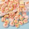 10 шт. Маленький Креативный Клубничный Торт Ручной Работы DIY Кремовая Смола Маленькие Ювелирные Изделия Материал Качество Аксессуары