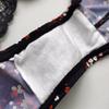 TERMEZY Women's Seamless Ice Silk Panties Sweet Printing Lace Side Underwear Ladies G-String Intimates Half Wrapped Hip Lingerie