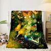 Electric Butterfly Dance Blanket Flannel Blanket Throw Blanket Sofa Cover Blanket Soft Premium Blanket Picnic Blanket Tv Blanket Gifts