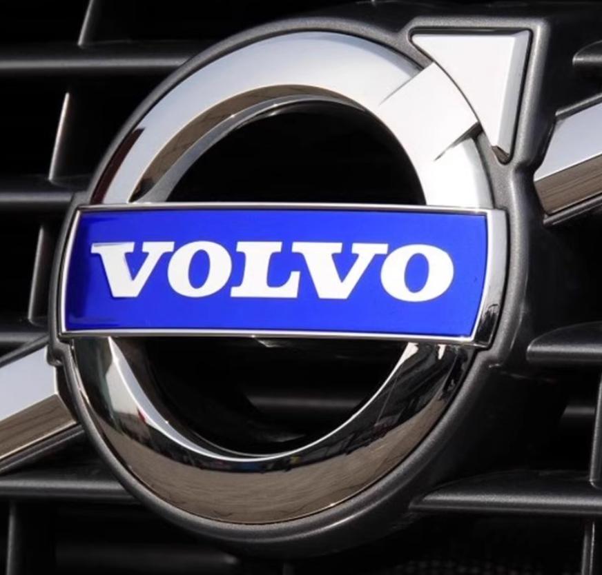 1pcs 3D blue/black for VOLVO XC60 XC90 Car Emblem Front Grille Hood Bonnet Sticker Badge Decal Styling auto accessories